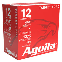 AGU TARGET HDCP 12GA 2.75 1-1/8OZ #7.5 25/10