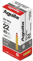 AGU BRASS CASE 22MAG 40GR SEMIJACKET SP 50/20
