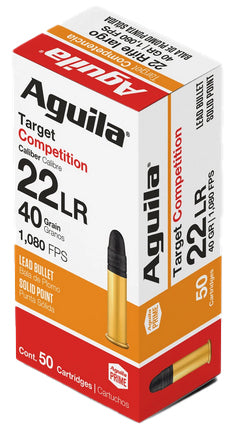 AGU TARGET COMPETITON 22LR 40GR LEAD SP 50/20