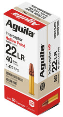 AGU INTERCEPTOR 22LR 40GR HP 50/20