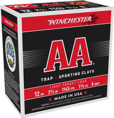 WIN AA LIGHT 12GA 2.75 1 1/8OZ #8 25/10