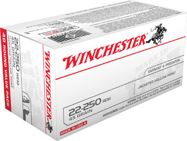WIN USA 22-250 45GR JHP 40/10