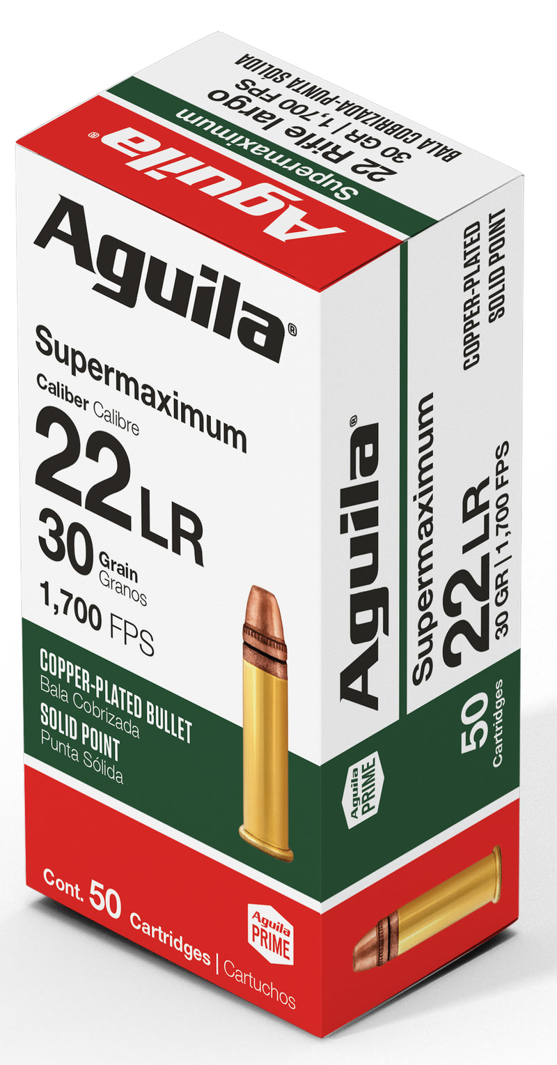 AGU SUPERMAXIMUM 22LR 30GR COPPER-PLATED 50/20