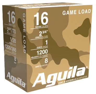 AGU 16GA 1200FPS 2.75 1OZ #8 25/10