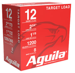 AGU TARGET HEAVY 12GA 2.75 1-1/8OZ #8 25/10