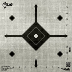 ALLEN EZ AIM THERMAL ID GRID BULLSEYE 12 TARGET