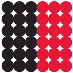 BC DIRTY BIRD 1 TARGET PASTERS 432 BLK RED (12)