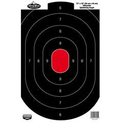 BC DIRTY BIRD 12X18 SILHOUETTE TARGET 8PK