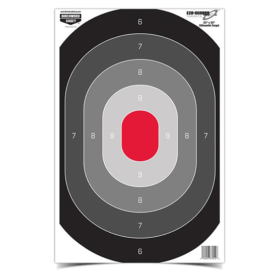 BC EZE-SCORER 23X35 OVAL SILHOUETTE TGT 5PK