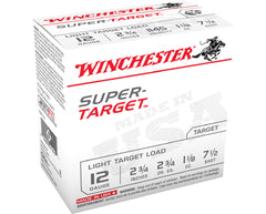 WIN SUPER TARGET 12GA LT 2.75 1-1/8OZ #7.5 25/10