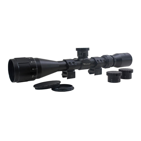 BSA Optics Sweet 6.5 Creedmoor 4.5-18x40mm AO Riflescope — 30/30 Reticle, Weaver Rings Included