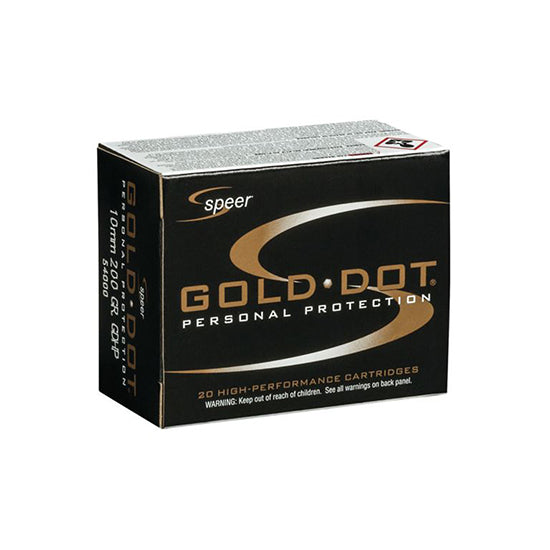 SPEER 9MM 115GR GOLD DOT HP 20/10