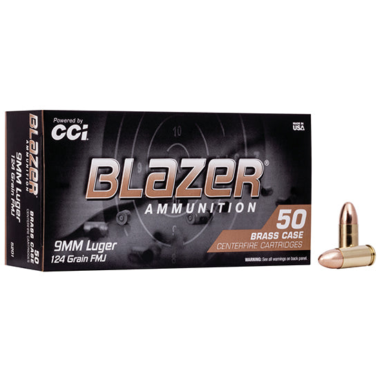 BLAZER BRASS 9MM 124GR FMJ 50/20