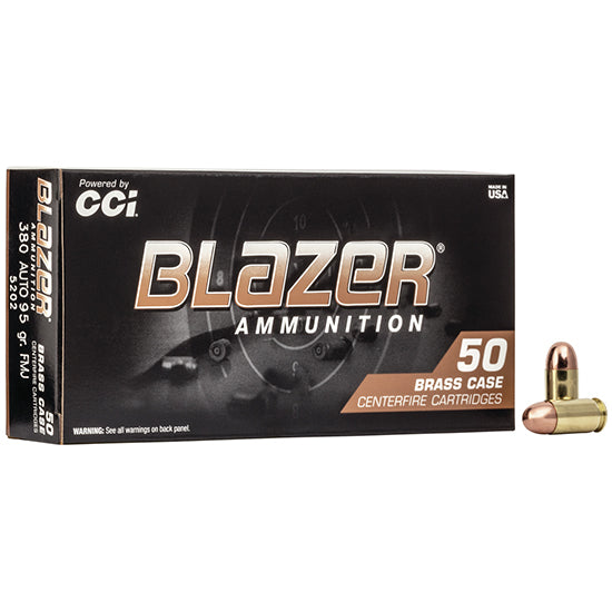 BLAZER BRASS 380ACP 95GR FMJ 50/20