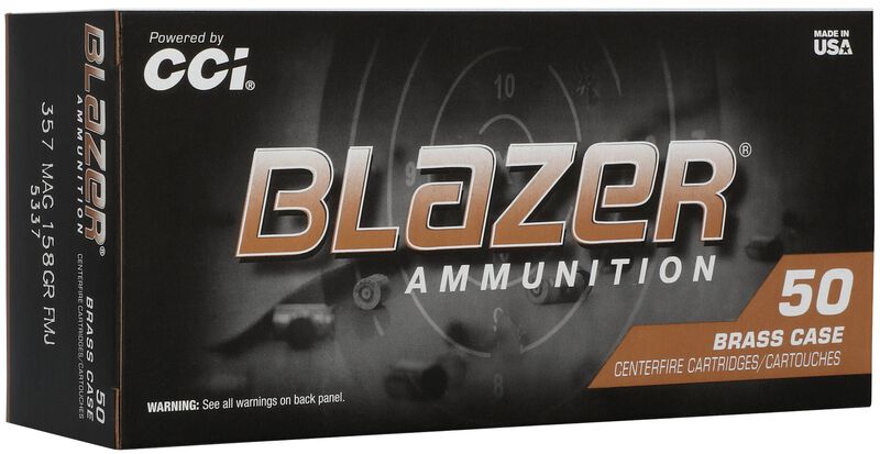 BLAZER BRASS 357MAG 158GR FMJ 50/20