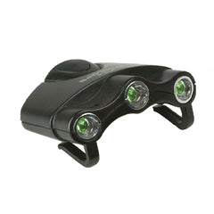 CYCLOPS ORION HAT LIGHT 3 GREEN LED LIGHTS