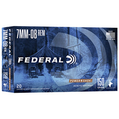 FED POWER-SHOK 7MM-08 150GR SP 20/10