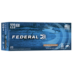 FED POWER-SHOK 223REM 55GR SP 20/10