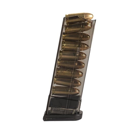 ETS MAG GLOCK 43 9MM 9RD CARBON SMOKE