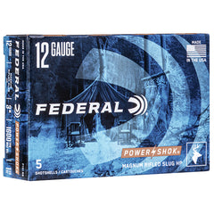 FED POWER-SHOK R SLUG 12GA 3 1.25OZ HP 5/50