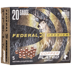 FED VITAL-SHOK BUCKSHOT 20GA 3 18P #2 5/50