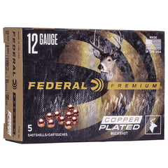 FED VITAL-SHOK BUCKSHOT 12GA 3 15P #00 5/50