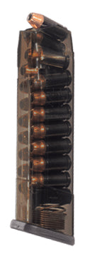 ETS MAG GLOCK 21 45ACP 18RD CARBON SMOKE