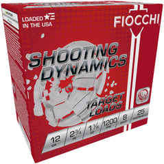 FIO SHOOTING TARGET 12GA 2.75 1 1/8OZ #8 25/10