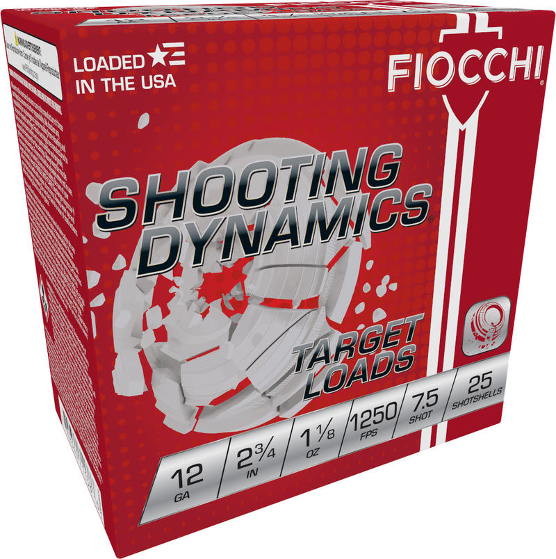 FIO SHOOTING TARGET 12GA 2.75 1 1/8OZ #7.5 25/10