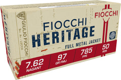 FIO HERITAGE 7.62NAGANT 97GR FMJ 50/20