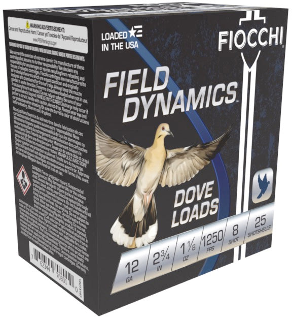 FIO FIELD DOVE 12GA 2.75 #8 1 1/8 25/10