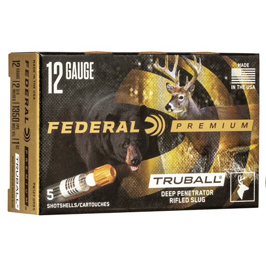 FED VITAL-SHOK TRUBALL 12GA 2.75 1OZ SLUG 5/50