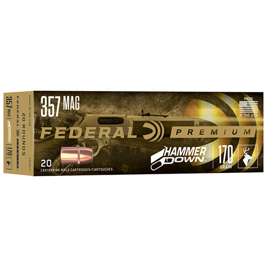 FED HAMMER DOWN 357MAG 170GR 20/10