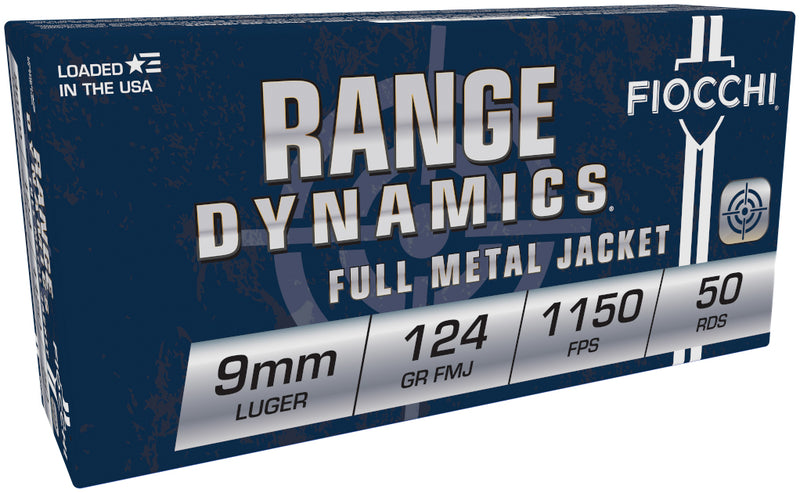 FIO RANGE 9MM 124GR FMJ 50/20