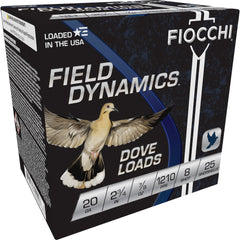 FIO FIELD DOVE 20GA 2.75 7/8OZ #8 25/10