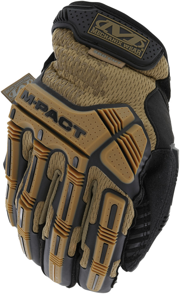 TAA M-Pact Coyote D4-360 Gloves (Large, Brown)