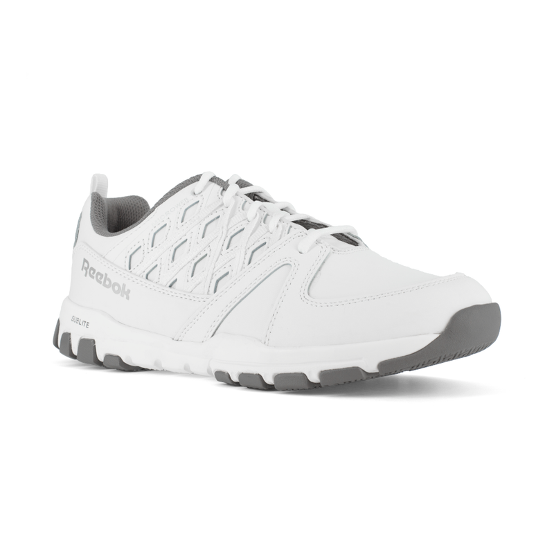 Sublite Work Athletic Shoe w/ Soft Toe - White