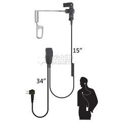 Sherlock Single Wire Acoustic Tube Earpiece