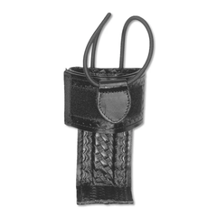 Basketweave Leather Steel Based Radio Holder