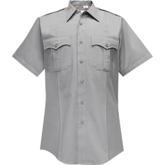 Duro Poplin Short Sleeve Shirt w/ Sewn-In Creases