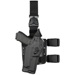Model 6385RDS ALS OMV Tactical Holster w/ Quick Release Leg Strap for Glock 17 MOS w/ Light/Laser