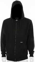 FR Zip Hooded Sweatshirt Black