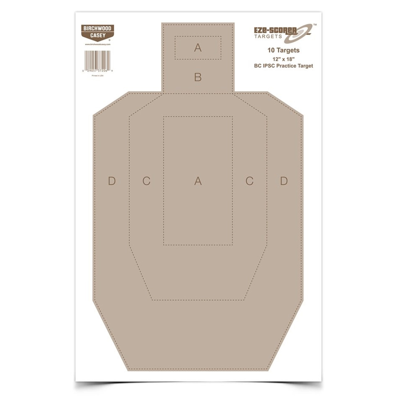 Eze-Scorer 12 x 18 BC IPSC Practice Target ...