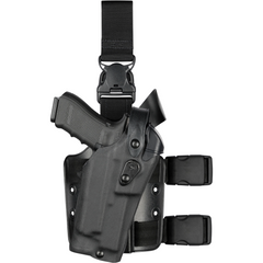 Model 6305RDS ALS/SLS Tactical Holster w/ Quick-Release Leg Strap for Glock 19 MOS w/ SureFire XVL2