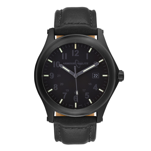 ArmourLite Stealth Black Swiss Tritium Illuminated Watch