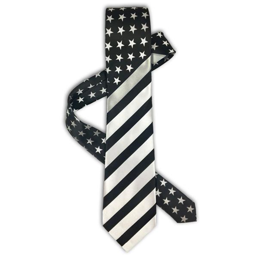 Thin Red Line American Flag Tie, Standard