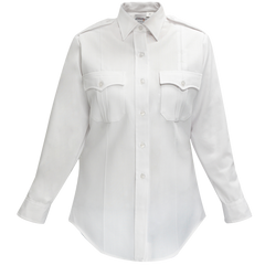 Duro Poplin Women's Long Sleeve Shirt w/ Sewn-In Creases