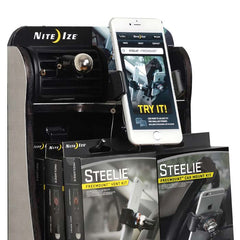 Steelie Dash/Vent Orbiter Combo In-Line Peg/Slatwall Display - with purchase of 6 units of each