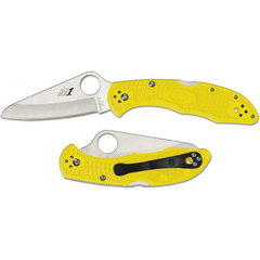 Spyderco Salt 2 C88PYL2 Yellow FRN H2 Steel Plain Edge Japan NEW