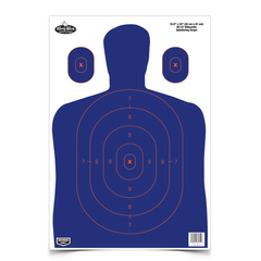 Dirty Bird 16.5 x 24 BC-27 Blue/Orange Silhouette Target, 3 Targets